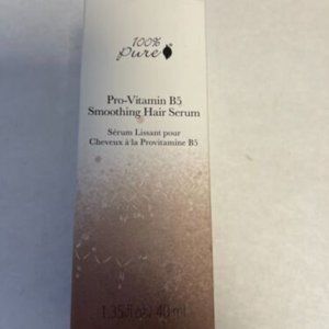 100% PURE PRO-VITAMIN B5 SMOOTHING HAIR SERUM 1.35 OZ NEW